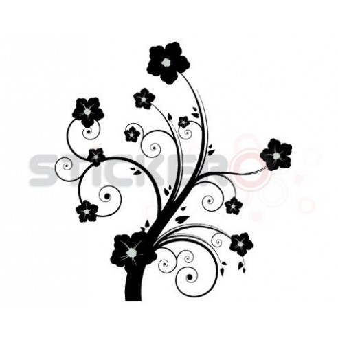 Sticker decorativ Buchet