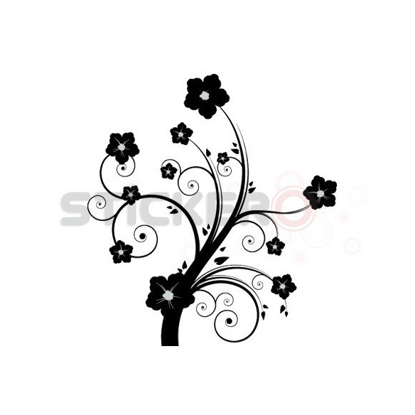 Sticker decorativ Buchet