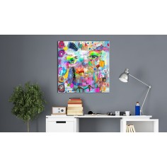 Tablou  Colourful Owl 2