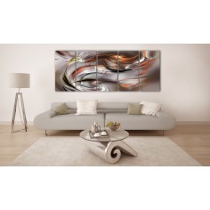 Tablou  Orange Chaos 2