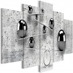 Tablou  Balls on Balance Beam (5 Parts) Wide