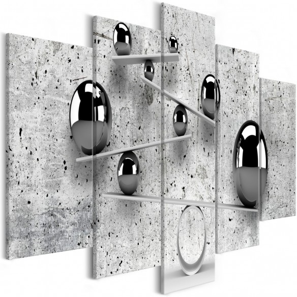 Tablou  Balls on Balance Beam (5 Parts) Wide