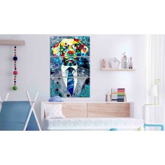 Tablou  Dog in a Suit (3 Parts) 2