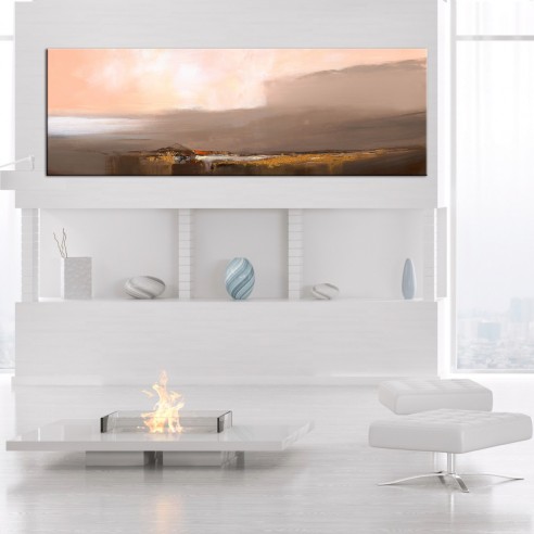 Tablou  Last Step (1 Part) Brown Narrow