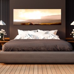 Tablou  Beginning of the End (1 Part) Beige Narrow 2