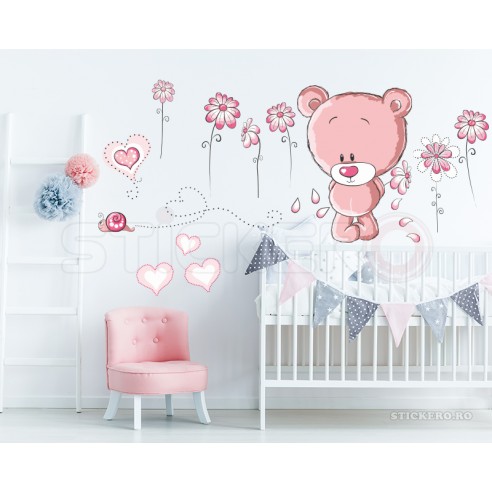 Sticker Ursuletul roz