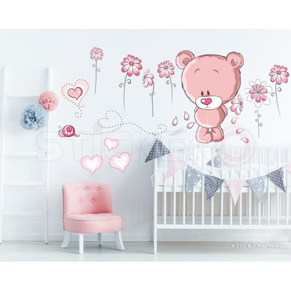Sticker Ursuletul roz