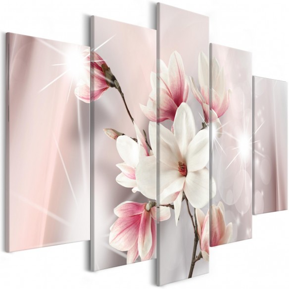 Tablou  Dazzling Magnolias (5 Parts) Wide