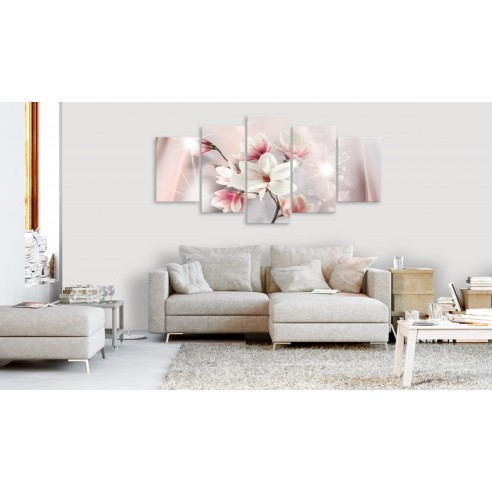 Tablou  Dazzling Magnolias (5 Parts) Wide