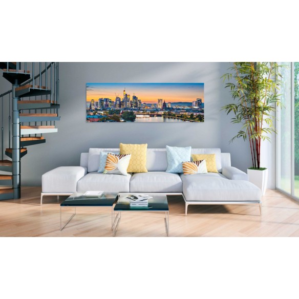 Tablou  Evening in Frankfurt