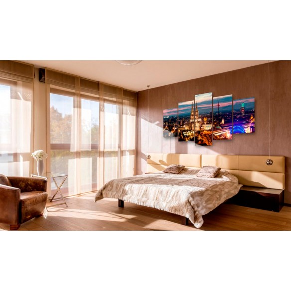 Tablou  Koeln Night Panorama