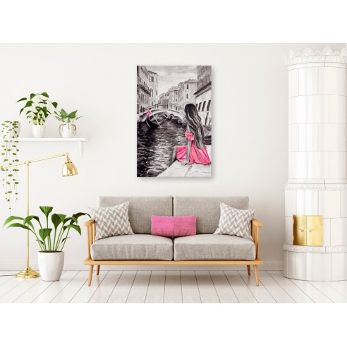 Tablou  Woman in Venice (1 Part) Vertical