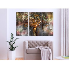 Tablou  Golden Tree (3 Parts) 2