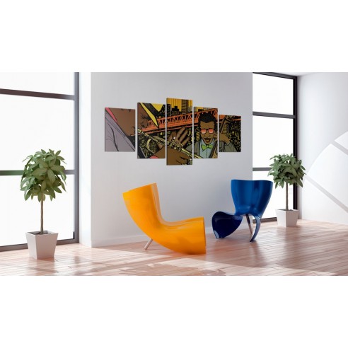 Tablou  Jazz in comic