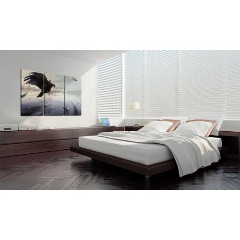 Tablou  Eagle above the surface of a lake