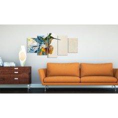 Tablou  Birds music  5 pieces 2