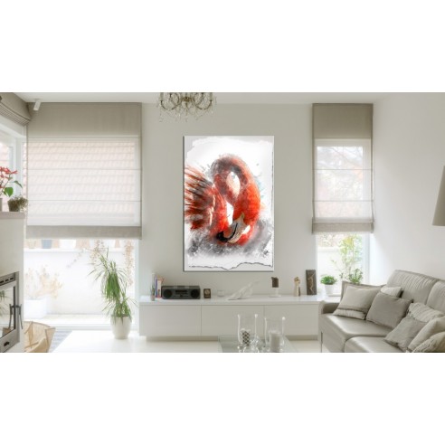 Tablou  Red Flamingo
