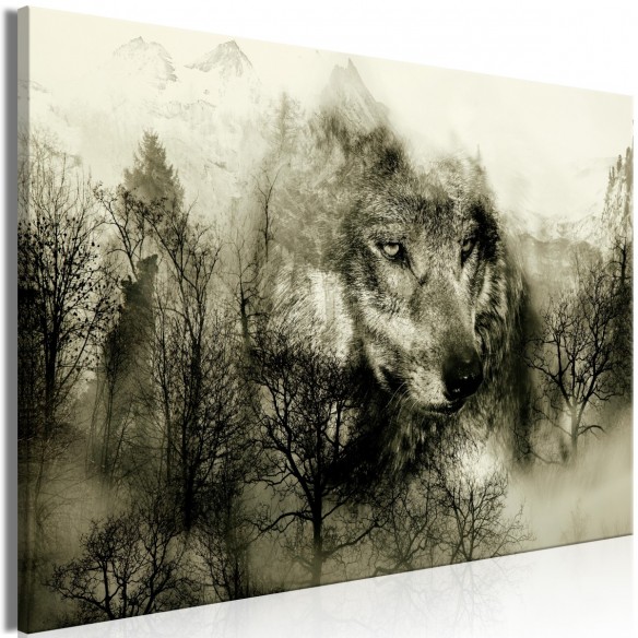 Tablou  Mountain Predator (1 Part) Wide Beige