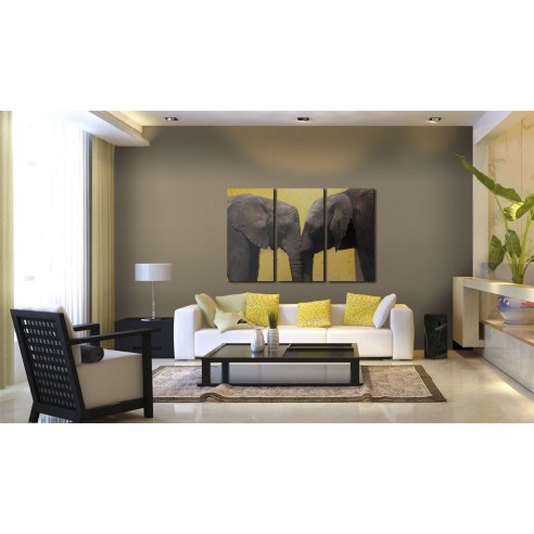 Tablou  Elephant kiss
