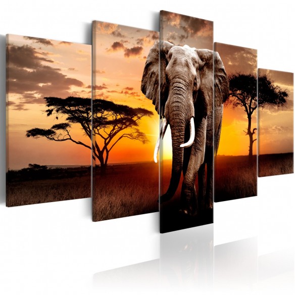 Tablou  Elephant Migration