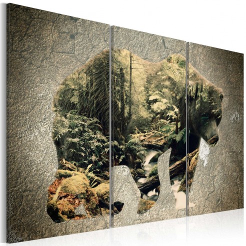 Tablou  The Bear in the Forest