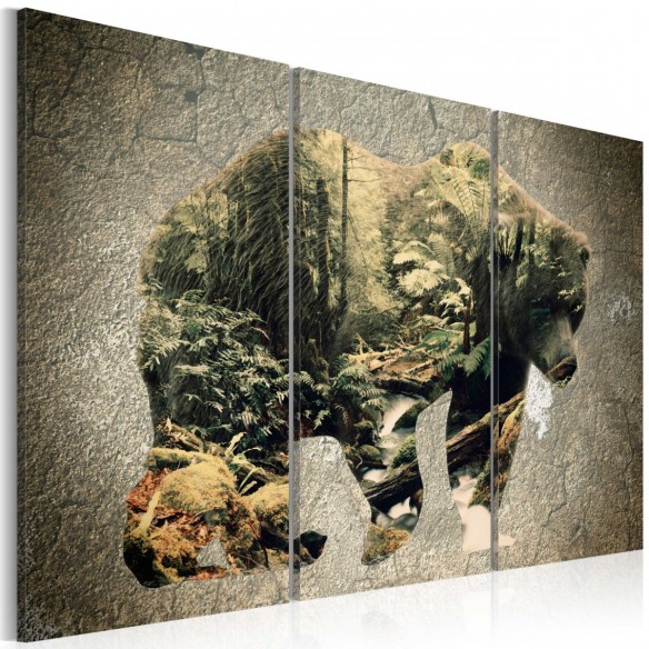 Tablou  The Bear in the Forest