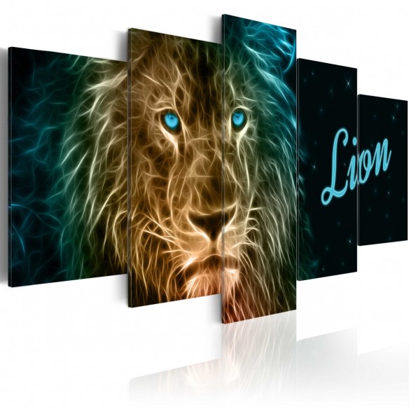 Tablou  Gold lion