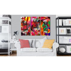 Tablou  Crazy Monkeys  triptych 2