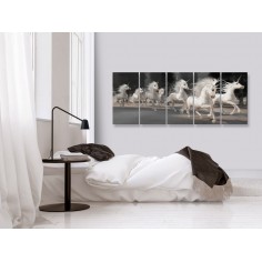 Tablou  Unicorns Run (5 Parts) Narrow 2