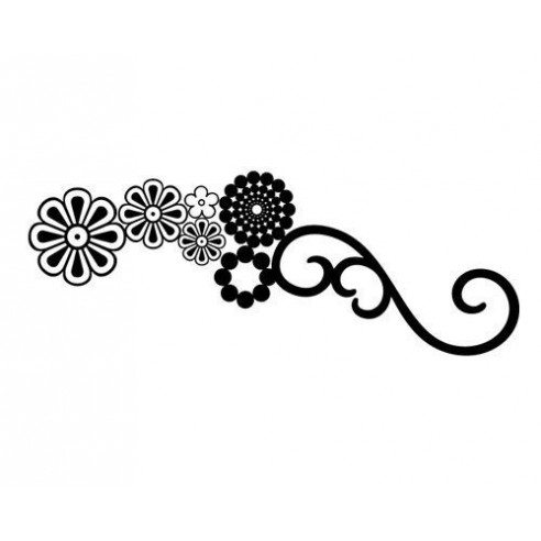 Sticker decorativ Floral