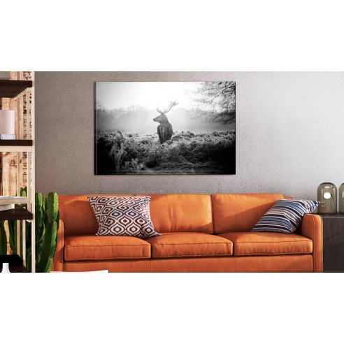 Tablou  Black and White Deer