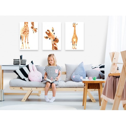 Tablou  Funny Giraffes (3 Parts)