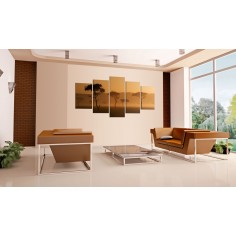 Tablou  Fog over a savannah 2