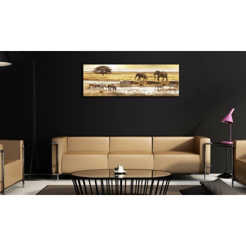 Tablou  Africa at the waterhole