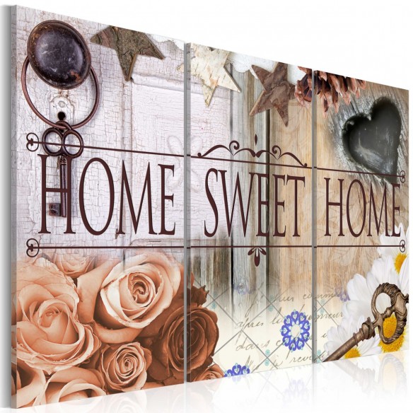 Tablou  Home in vintage style