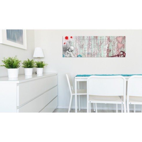 Tablou  Home House + Love
