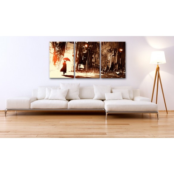 Tablou  City in the Rain