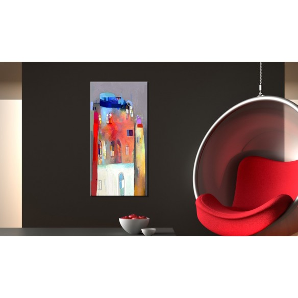 Tablou  Rainbowhued house