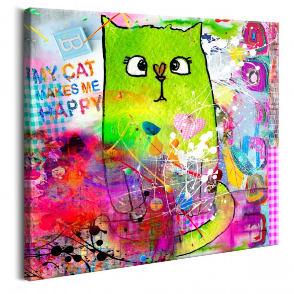 Tablou  Crazy Cat