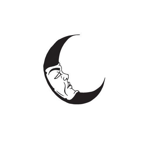 Sticker decorativ Chip de luna