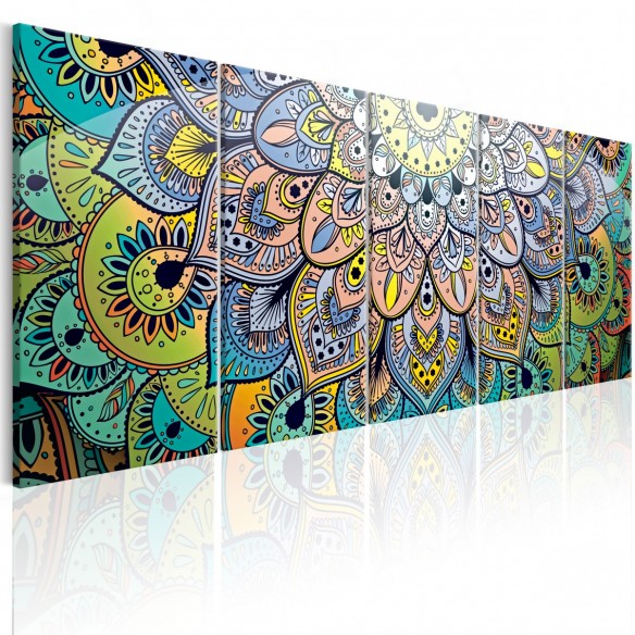 Tablou  Mandala Peacocks Tail