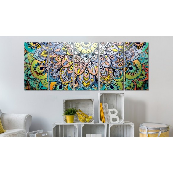 Tablou  Mandala Peacocks Tail