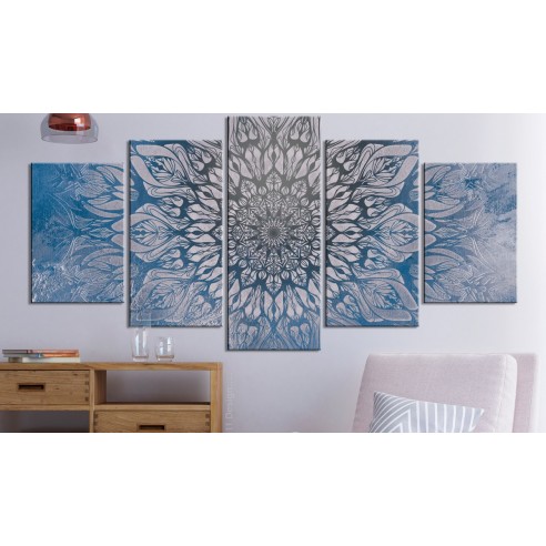 Tablou  Hypnosis (5 Parts) Blue Wide