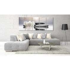 Tablou  Pebbles in Water (5 Parts) Narrow 2