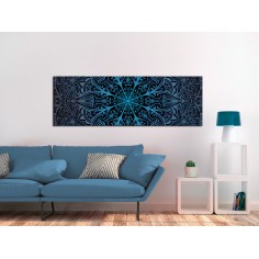 Tablou  Feathers (1 Part) Blue Narrow 2