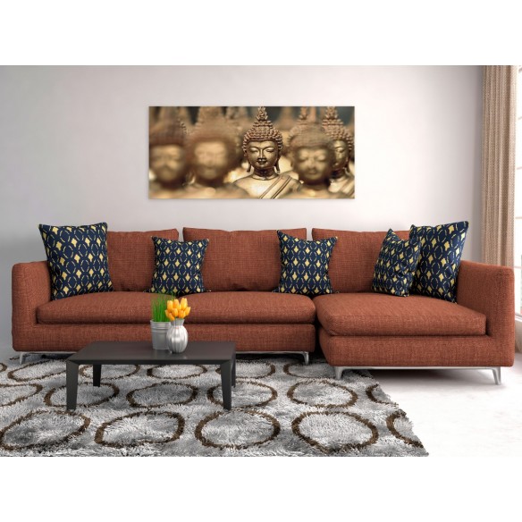 Tablou  Meeting (1 Part) Brown Wide