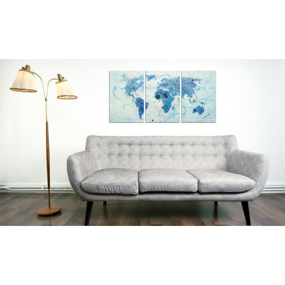 Tablou  Continents like oceans