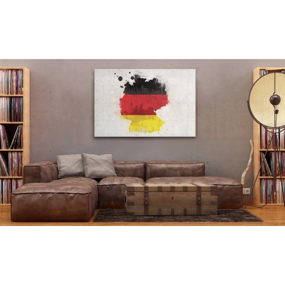 Tablou  Map of Germany