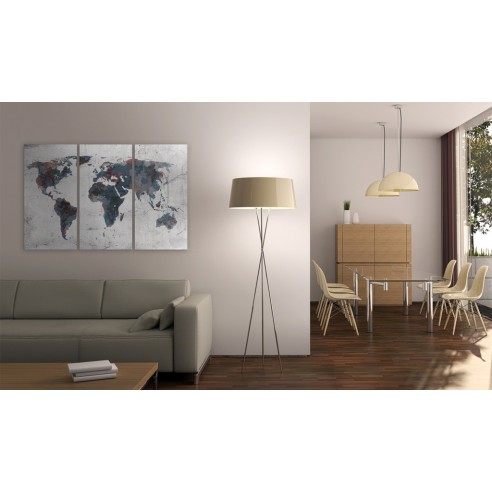 Tablou  Undiscovered continents  triptych