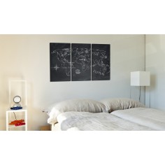 Tablou  Travel broadens the mind  triptych 2